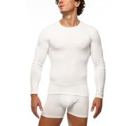 COTONELLA Longsleeve in Weiß - Größe L | Herrenshirts