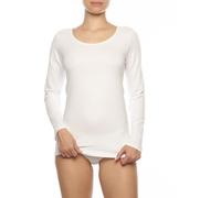 COTONELLA Longsleeve in Weiß - Größe M | Damen Tops