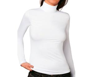 COTONELLA Longsleeve in Weiß - Größe XXL | Damen Tops