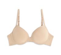 Cotonella, Manuela BH aus weicher und dehnbarer Mikrofaser - BH mit leicht gepolsterten und vorgeformten Körbchen, mit Bügeln und verstellbaren Trägern - Art.CD019, beige, 80B