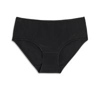 Cotonella Art. 3488K3, 3 Damen-Slips, Modell Midi aus weicher Baumwolle, Damenunterwäsche, Farben Weiß/Schwarz., Schwarz , M