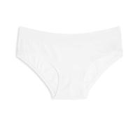 Cotonella, Slip aus weicher bi-elastischer Baumwolle - niedrige Hüfte - extrakomfort hoher Bund - Packung mit 2 Stück - Art. GD018, Weiß, 4