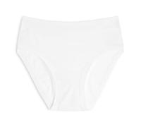 Cotonella, Slip aus weicher bielastischer Baumwolle - bequemer Slip mit mittlerer Hüfte und hoher Taille - Packung mit 6 Stück - Art. GD019K6, Weiß, S