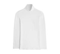Cotonella T-Shirt mit Stehkragen, weiß, L