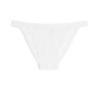 Cotonella, Tanga aus weicher bi-elastischer Baumwolle - Extracomfort Ränder - Multipack mit 6 Stück - Art. 3364K10, Weiß, XL