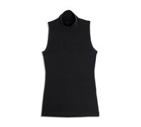 Cotonella Women's Black Cotton Tank Vest Top 44