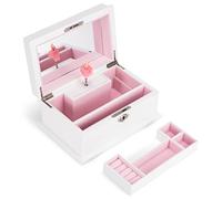 Cottage Garden Ballerina Schmuckkästchen aus Holz, 25,4 cm