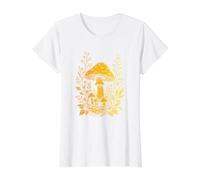 Cottagecore Nature Forest Garden Lover Pilz Preisgünstiges Grafik-T-Shirt, Damen, Weiß, L