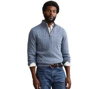 GANT Herren Zopfstrick Troyer aus Baumwolle (M) FADED DENIM