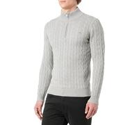 Gant Sweatshirt mit Stehkragen und Reißverschluss in Offwhite, Größe XL