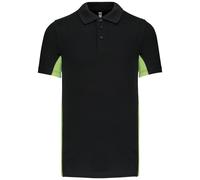 Cotton Classics-20.K232 Poloshirt Kariban Gr. M black/lime