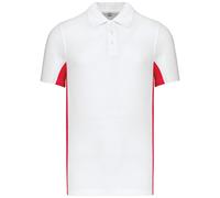 Cotton Classics-20.K232 Poloshirt Kariban Gr. XL white/red
