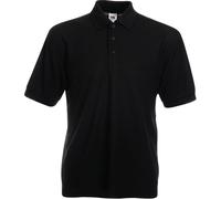 COTTON CLASSICS Poloshirt Herren, Heavy Pique, Schwarz, Größe M, Freizeitshirt, Polo