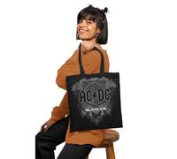 cotton division ACDC Tote Bag LOGO ACDC, Referenz: BWACDCRBB002, Schwarz, 38 x 40 cm