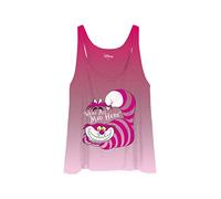 cotton division Alice im Wunderland Grinsekatze - We're All Mad Here Frauen Top rosa L