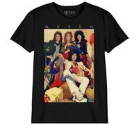 cotton division Boqueens002 Unisex Kinder T-Shirt The Queen Group, Schwarz, Größe 12 Jahre, Schwarz, 12 Jahre