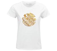 cotton division Damen-T-Shirt, weiß, M