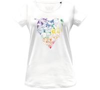 cotton division Damen-T-Shirt, weiß, X-Large