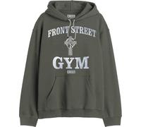 cotton division Herren Mecreedsw005 Kapuzenpullover, kaki, S