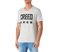 cotton division Herren Mecreedts008 T-Shirt, Grau meliert, XL