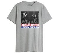 cotton division Herren Mecreedts021 T-Shirt, Grau meliert, L