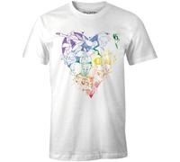cotton division Herren-T-Shirt, weiß, L