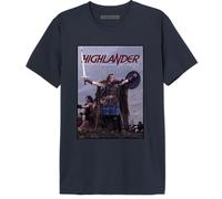 cotton division Highlander Highlander Victory Pose MEHILDRTS005 T-Shirt, Marineblau, Größe M, Marineblau, M