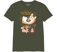 cotton division Jungen Boloonets048 T-Shirt, kaki, 10 Jahre