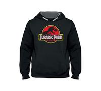 cotton division Jurassic Park Kids - Classic Logo Unisex Kapuzenpullover schwarz 116