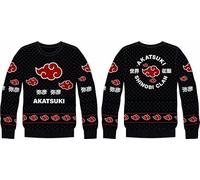 cotton division Naruto - Akatsuki Shinobi Pullover, Schwarz, S