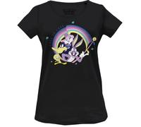 cotton division T-Shirt für Damen, Schwarz, M