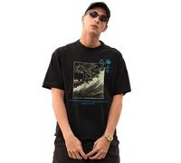 cotton division T-Shirt für Herren, Schwarz, L