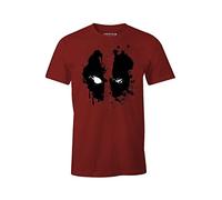 cotton division T-Shirt, rot, Motiv: Deadpool Splash (Größe S)