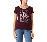 cotton division WOGHOSDTS016 T-Shirt, Bordeaux, Gr. S Damen