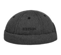 Cotton Melange Dockermütze by Stetson anthrazit L (58-59 cm)