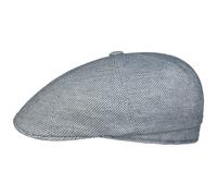 Cotton Mix Sustainable Flatcap by Stetson weiß-blau S (54-55 cm)