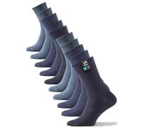Cotton Prime Basic Socken Herren & Damen Baumwollsocken (10 Paar) Klassische Socken mit Baumwolle, Jeansblue, Gr. 35-38
