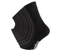 Cotton Prime Socken Herren Damen aus Bambus Viskose 10 Paar, Unisex Business Classic Bambussocken, Weich & Atmungsaktiv, Schwarz, Gr. 35-38