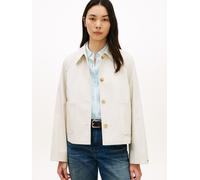 Tommy Hilfiger Relaxed Fit Trenchcoat aus reiner Baumwolle in Beige, Größe S