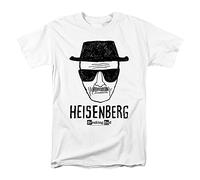 Cotton Soul Breaking Bad Heisenberg Unisex T-Shirt Weiß, weiß, M
