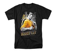 Cotton Soul Bruce Lee Fist of Fury Unisex-T-Shirt, Schwarz, Schwarz , XL