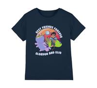 Cotton Soul Disney Elio and Glordon BFF Jungen T-Shirt, Marineblau, navy, 7-8 Jahre