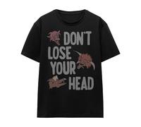 Cotton Soul Labyrinth Don't Lose Your Head Damen-T-Shirt, Schwarz, Schwarz , XXL
