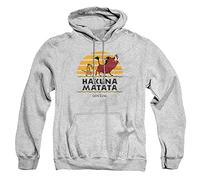 Cotton Soul Marvel Stark Industries Iron Man Herren-Kapuzenpullover, Grau meliert, Grey Heather - Disney König der Löwen Pumbaa Timon Hakuna Matata, XXL