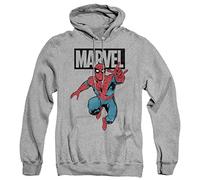 Cotton Soul Marvel Stark Industries Iron Man Herren-Kapuzenpullover, Grau meliert, Grey Heather - Marvel Spiderman Jump, XXL