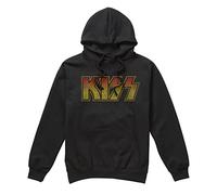 Cotton Soul Pop Culture Herren Hoodies, Schwarz - Kiss Logo, XL