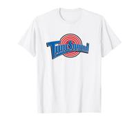 Cotton Soul Space Jam Tune Squad Logo T-Shirt, Weiß, S, Unisex, Kurzarm, Klassische Passform, Space Jam Fans, Classic Casual Wear Lovers, Mixed Age Groups, Unisex