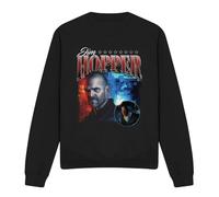Cotton Soul Stranger Things - Season Four Jim Hopper Homage Unisex Sweatshirt, Schwarz, Schwarz , M