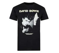 Cotton Soul Transformers Factions Uni T-Shirt, Schwarz, Schwarz - David Bowie Heroes, XXL