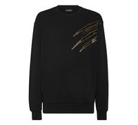 Cotton Sweatshirt Round Neck Ls Lamina Scratch L